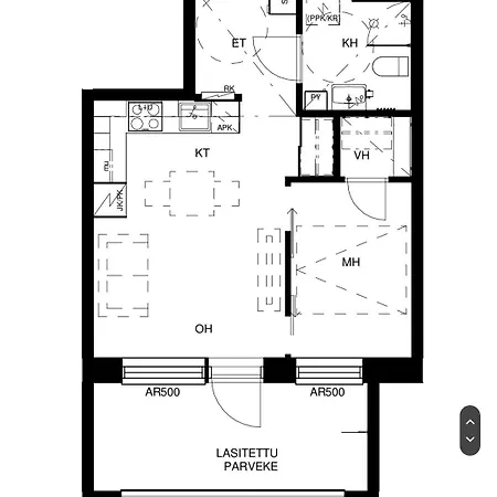 Daire Rahulihomes Lutakko Jyväskylä